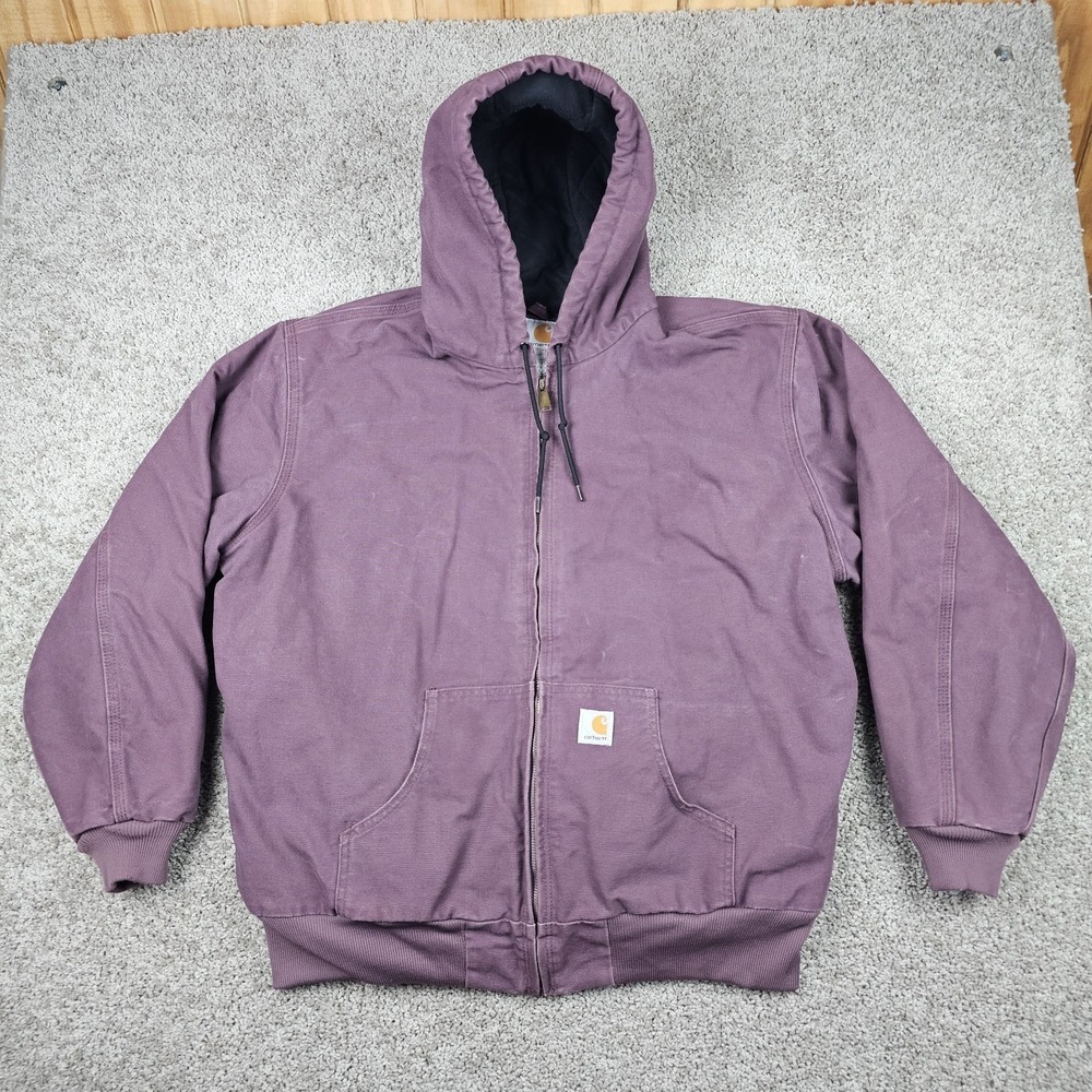 Carhartt Jacket Coat Women's Size XXL WJ130 DPM Plum Purple